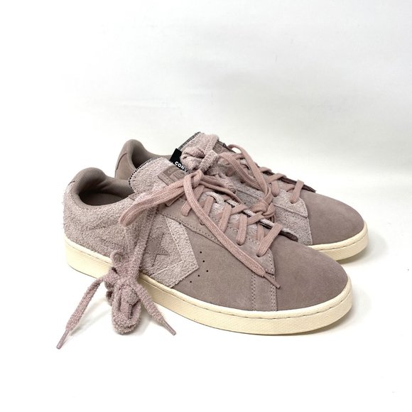 Converse Mens Size PRO LEATHER OX Shadow Gray Pink Suede Low Top Sneaker 167890C - Picture 6 of 10